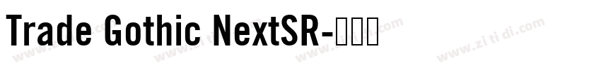 Trade Gothic NextSR字体转换